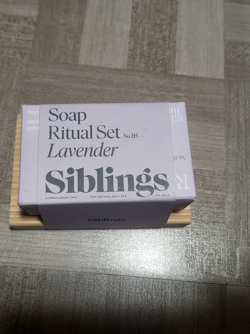 -Siblings Lavender Soap Ritual Set - Lavender